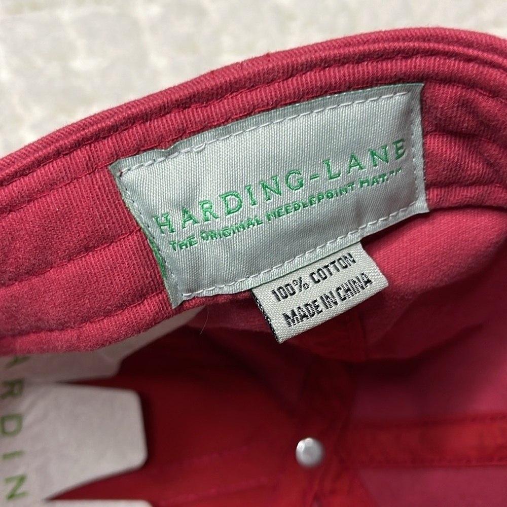 Harding Lane Hat Pink Adjustable Strapback - Picture 6 of 6